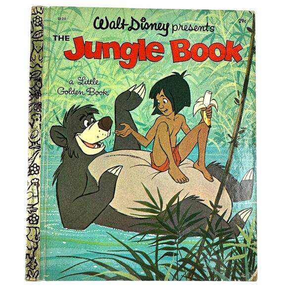 Disney 1966 Aladdin Jungle Book Embossed Metal Lunchbox w/Thermos & Golden Book. - Picture 4 of 16